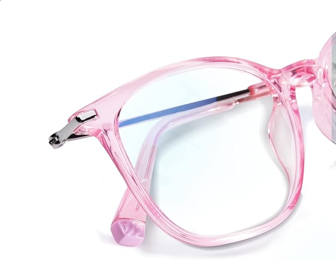 VISOONE Anti Slip TR90 Blue Light Blocking Glasses Size M Eyewear Frame with Anti Glare Eye Protection for Women GaeL