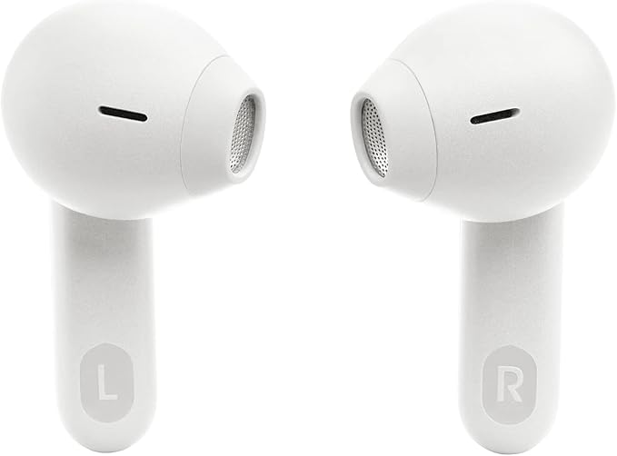 JBL Tune Flex - True Wireless Noise Cancelling Earbuds (White), Small