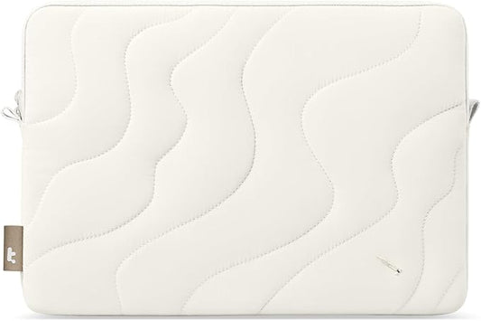 tomtoc 360 Protective Puffy Laptop Sleeve for 15-inch MacBook Air M5/A3448 (2026), M4/A3241 2025, M3/A3114, M2/A2941, 15" Surface Laptop 7th(Copilot+ PC)/6/5/4/3, Quilted Puffer Soft Computer Case Bag