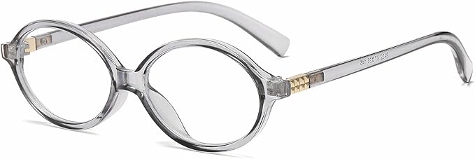 Breaksun Fashion Oval Glasses for Women Men Retro Round Tortoise Frame Blue Light Glasses Nerd Eyeglasses