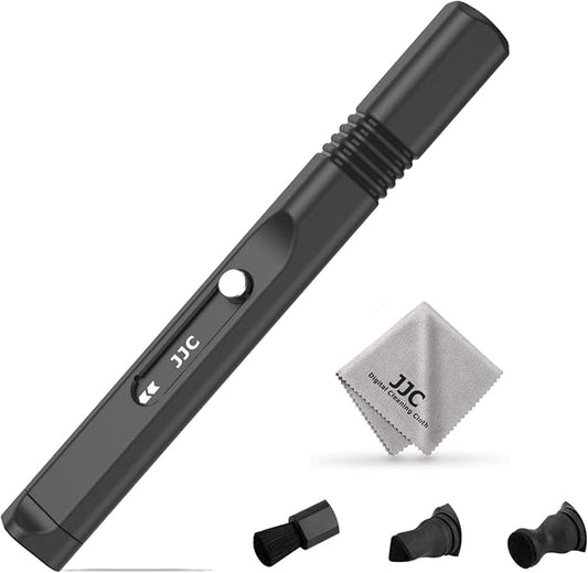 Compact Lens Cleaning Pen,Lens Cleaner Brush for Camera Filters Camcorders Leupold Scope Binoculars Keyboards VR Headset and More Electronics by JJC