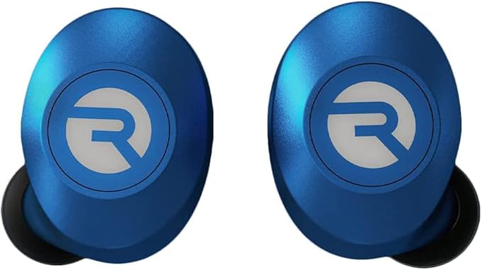 Raycon Everyday Classic Bluetooth Wireless Earbuds + Microphone with Active Noise Canceling, Sweat & Water-Resistant Earphones, Ear Buds Wireless Bluetooth 32 Hours Playtime (Blue)