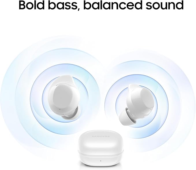 Samsung Galaxy Buds Core SM-R410 (2025) | Latin American Stock | Bluetooth 5.4 | Active Noise Cancelation | up to 35h Continuous Music Playblack - (White)