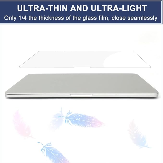 2PCS 14-inch Laptop Screen Protector for HP/Dell/Sony/Samsung/Lenovo/Acer/MSI/LG/Razer Blade/Gateway/Chromebook 14" 16:9 Aspect Laptop, High Definition Anti-Scratch Clear Shield