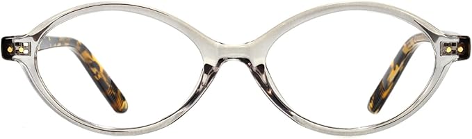 TIJN Olisa Blue Light Blocking Glasses for Women Men,Retro Oval Frame Bluelight Eyeglasses for Gaming/Computer/Screen
