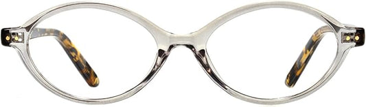 TIJN Olisa Blue Light Blocking Glasses for Women Men,Retro Oval Frame Bluelight Eyeglasses for Gaming/Computer/Screen