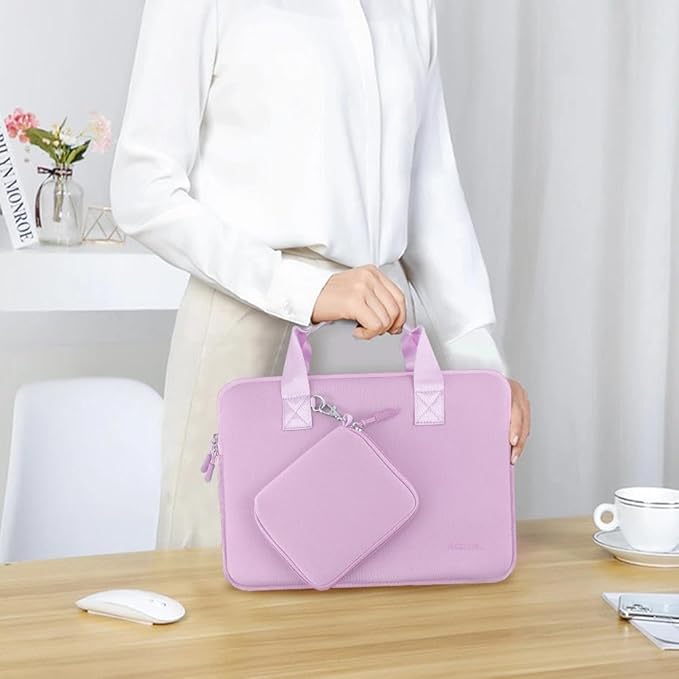 Hseok Laptop Sleeve 14 inch Case with Small Case, Compatible with MacBook Neo 14, MacBook Pro 14 M5/M4/M3/M2/M1, XPS 14 and Most 14 inch Notebooks, Neoprene Computer Handbag,P01U01