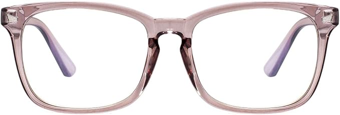MAXJULI Blue Light Blocking Glasses,Computer Reading/Gaming/TV/Phones Glasses for Women Men(Light Coffee)