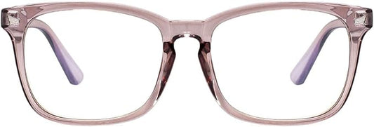 MAXJULI Blue Light Blocking Glasses,Computer Reading/Gaming/TV/Phones Glasses for Women Men(Light Coffee)