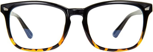 MAXJULI Blue Light Blocking Glasses,Computer Reading/Gaming/TV/Phones Glasses for Women Men(Black/Leopard)