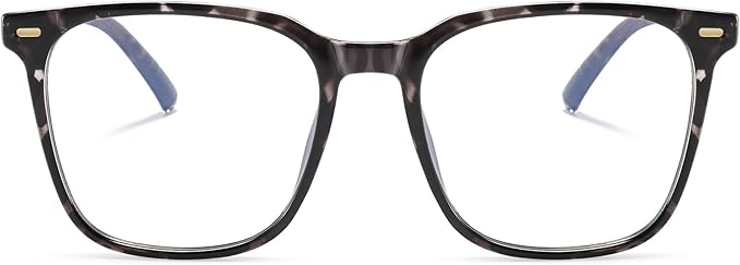 Oversized Square Blue Light Blocking Glasses for Women Men, Anti-Fatigue Computer Monitor Glasses Reduce Eye Strain