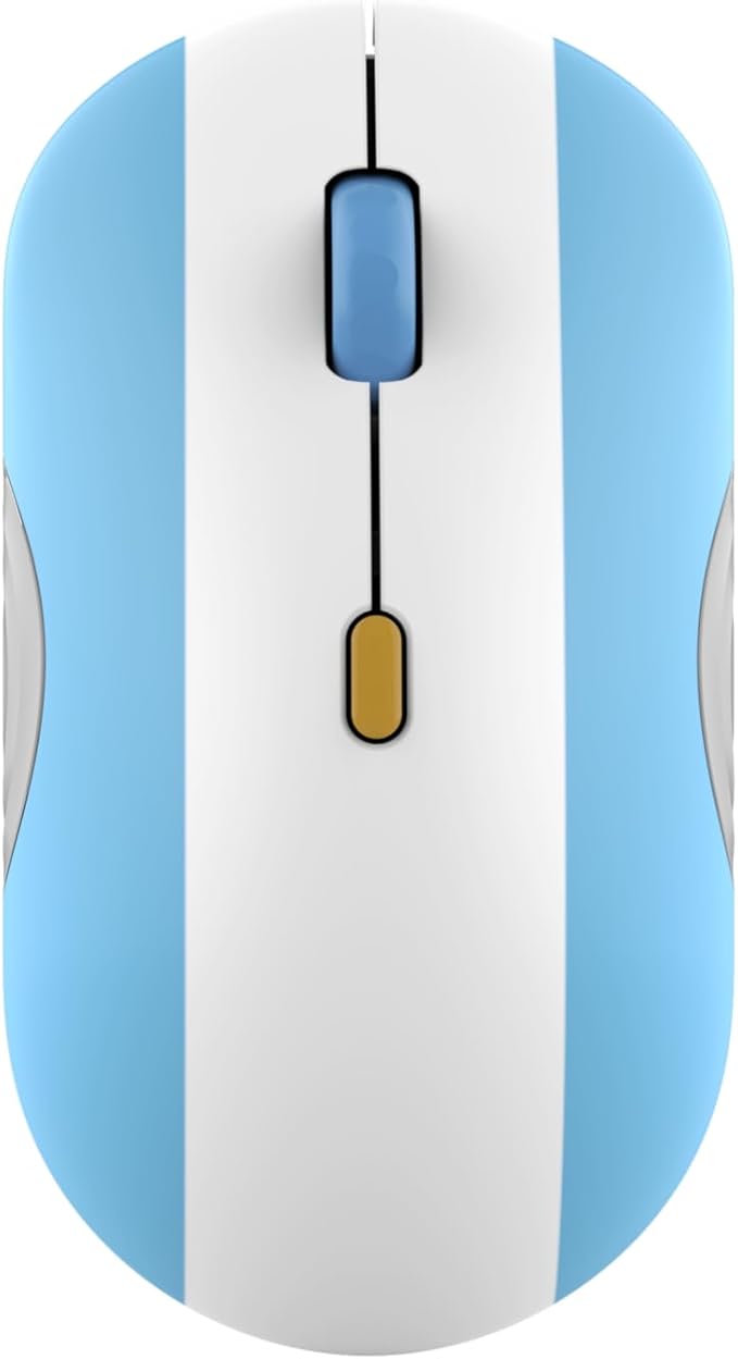 Lenovo 350 Bluetooth Silent Mouse (Fan Edition), Wireless Ergonomic Ambidextrous Design, Bluetooth 5.3, Adjustable DPI up to 2400, 36 Month Battery Life, Recycled Materials, Argentina Flag