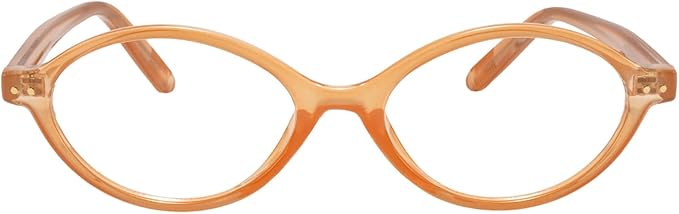 TIJN Olisa Blue Light Blocking Glasses for Women Men,Retro Oval Frame Bluelight Eyeglasses for Gaming/Computer/Screen
