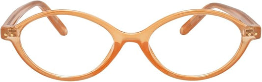 TIJN Olisa Blue Light Blocking Glasses for Women Men,Retro Oval Frame Bluelight Eyeglasses for Gaming/Computer/Screen