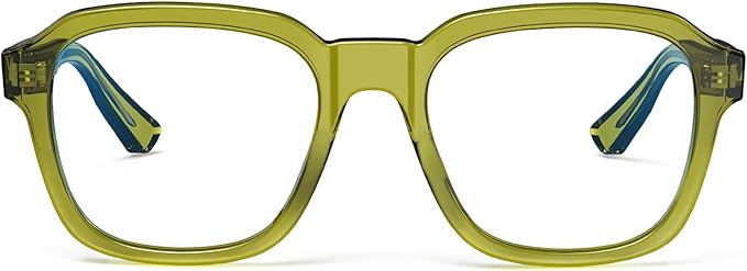 VISOONE Oversized Square Blue Light Blocking Glasses Fashion Computer Eyewear for Women and Men BENNETT