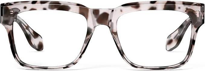 VISOONE TR90 Square Blue Light Blocking Glasses Fashion Computer Eyewear for Women and Men RANDI