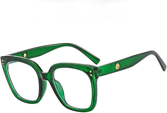 Shiratori Blue Light Blocking Glasses Rectangle Chic Preppy Look MultiColor Frame for Women Men