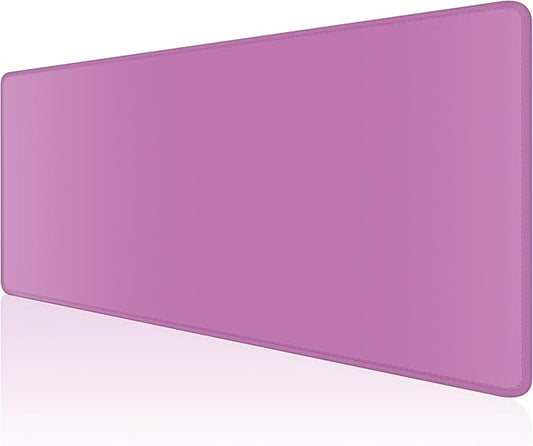 Dapesuom Large Gaming Mouse Pad, Extended Mouse Mat with Stitched Edges, Full Size Keyboard Pad with Non-Slip Base, Big XXL Computer Desk Mats for Gamer, Laptop, Office, 31.5 x 15.7in, Radiant Orchid