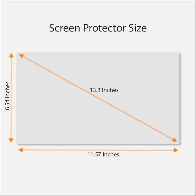 Tempered Glass Screen Protector for 13.3 Inches Laptop, 9H Hardness and Crystal Clear, Compatible with Any 13.3 inch Touch Screen Laptop