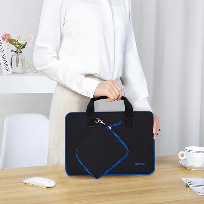 11.6 12.9 13 inch Elastic Laptop Sleeve with Small Case Compatible with 13 inch MacBook Neo Air Pro M5/M4/M3/M2/M1, iPad 13 12.9, XPS 13 and Most 11.6 12.9 13 inch Notebooks Tablets,B01K03