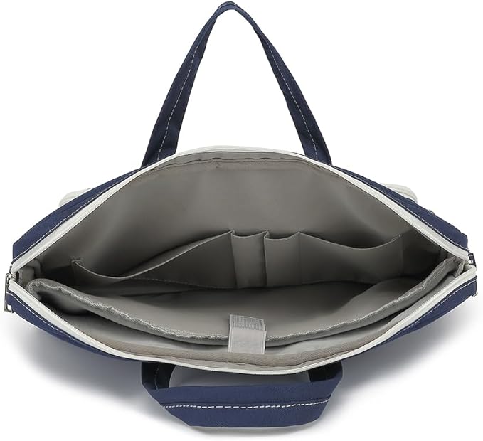 15-15.6 inch Laptop Shoulder Bag, for MacBook Pro 16, Hp Lenovo Dell 14 inch Waterproof Messenger Bag Case Sleeve (Dark blue)