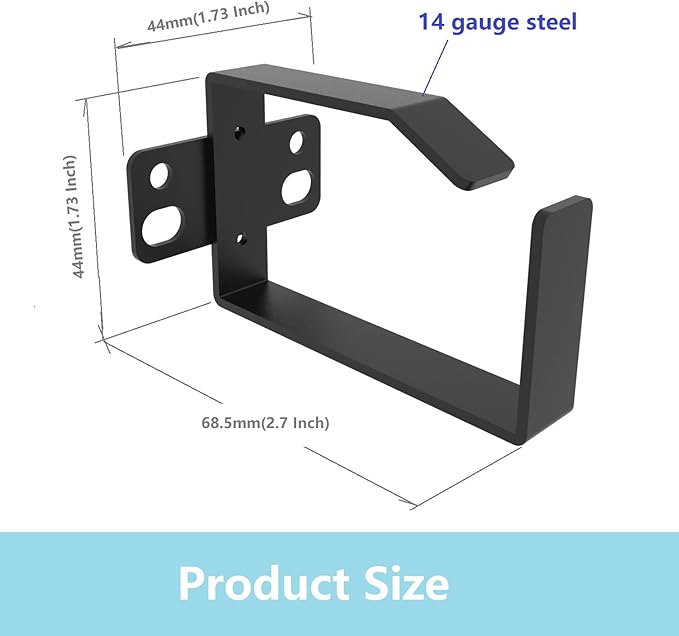 10 Pack of 1.7 x 2.7in Server Rack Cable Management D-Ring Hooks - Network Rack-Mount Cord Organizer Ring Set for Power Cords, Fiber Optic or Network Patch Cables (10DRing) - Image 3