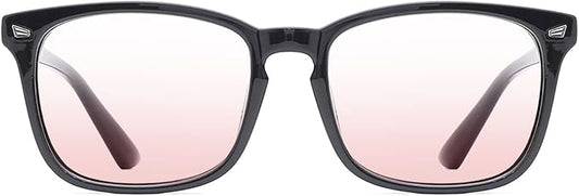 TIJN Blue Light Blocking Glasses for Women Men Square Frame Nerd Eyeglasses Anti Blue Ray Computer Screen Glasses