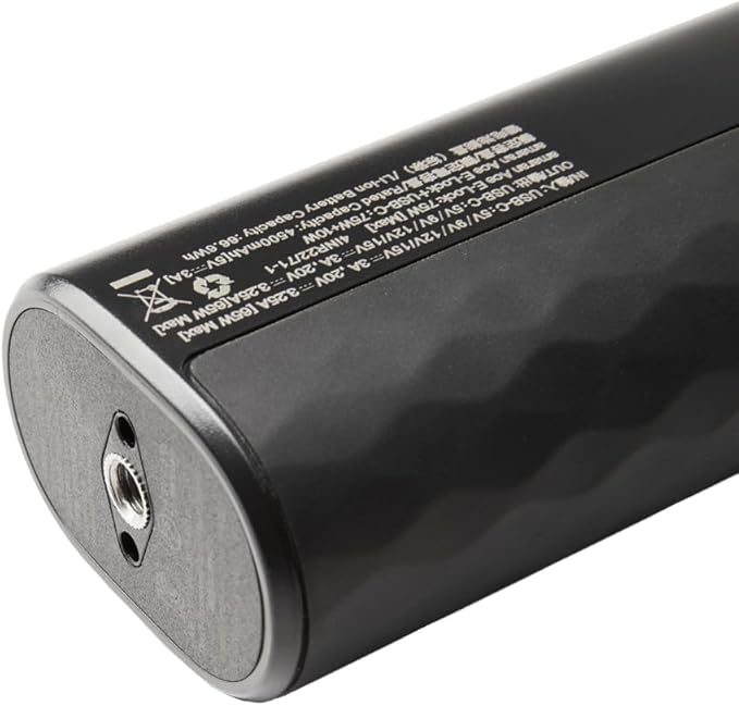 Amaran Peak 75 All-in-one Portable Battery Grip with Native Ace E-Lock,66.6Wh 4,500mAh Battery Capacity IP54 Powers Ray 60c & Pano 60c at Full Power Without Cables (Peak 75)