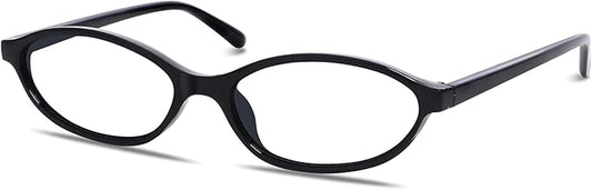 GUVIVI Retro Oval Sunglasses for Women Chic Cat Eye 90s Sunnies Lightweight Narrow Shades Trendy UV protection Sun Glasses