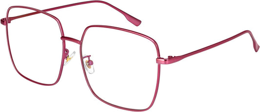 Dollger Blue Light Blocking Glasses women Anti Glare UV Filter Computer Gaming Glasses Retro matal square Eyeglasses Frame