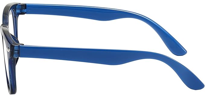 FANNYGO 1 Pack kids Blue Light Blocking Glasses For Girls And Boys Computer Blue Light Blocking Glasses For Age 3-11 (Dark blue)