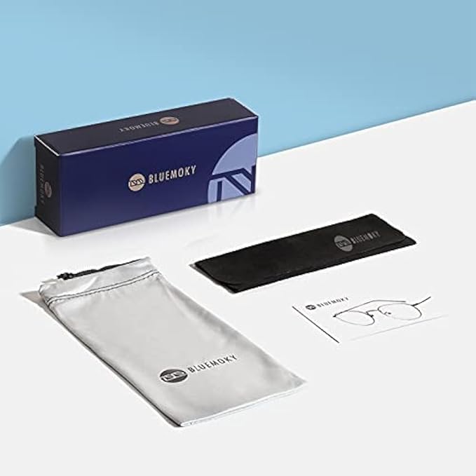 BLUEMOKY Blue Light Reading Glasses for Men???Sport Square Frame Readers, Anti Glare Computer Glasses