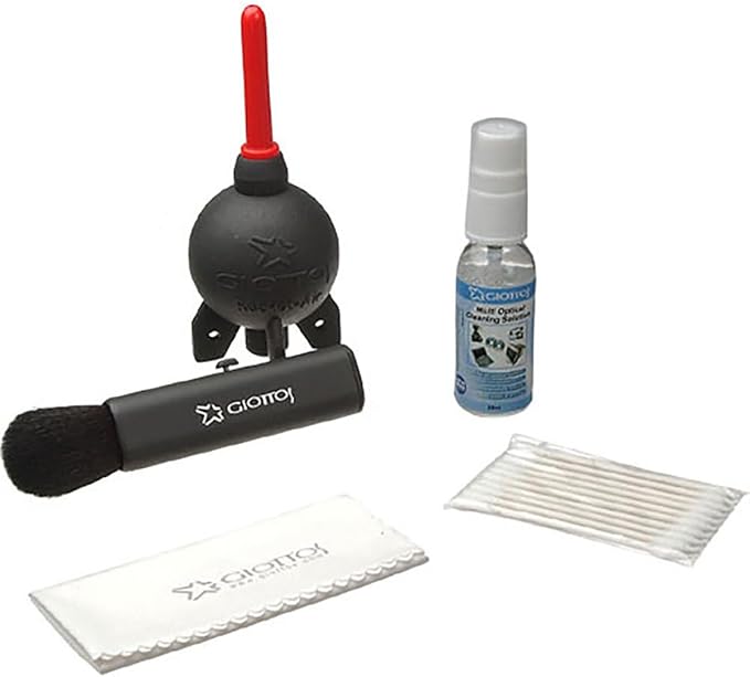Giottos KIT-1001 Large Cleaning Kit with Small Rocket Blaster (Black) by Giottos