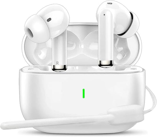 Wireless Earbuds with Active Noise Cancelling, Bluetooth 5.3 Headphones with Charging Case, in-Ear Earbud Built-in Mic, IPX7 Waterproof, 40H Playtime Hi-Fi Stereo for iOS Android Phones