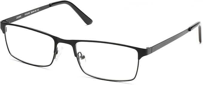 JOO'RTI Blue light glasses for men, Metal Frame Gaming Computer Glasses Fake Glasses
