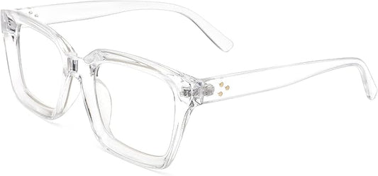 COASION Blue Light Blocking Eyeglasses Classic Thick Square Rim Frame Eyewear for Women Men