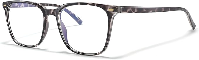 Oversized Square Blue Light Blocking Glasses for Women Men, Anti-Fatigue Computer Monitor Glasses Reduce Eye Strain