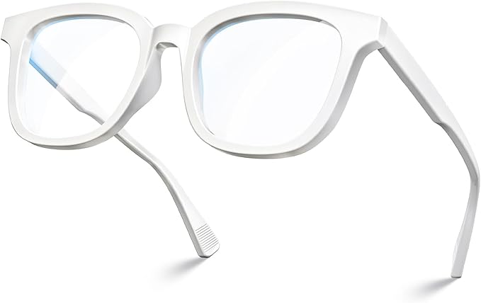 VISOONE Square Blue Light Blocking Glasses TR90 Anti Glare Computer Gaming for Women Men NOE
