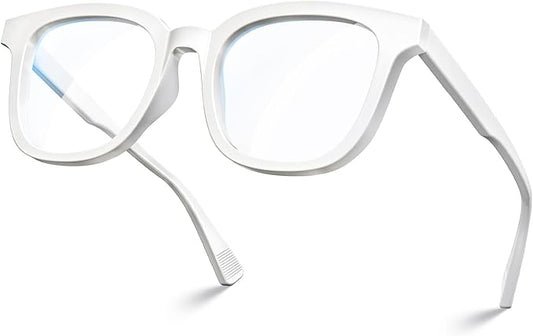 VISOONE Square Blue Light Blocking Glasses TR90 Anti Glare Computer Gaming for Women Men NOE