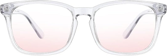 TIJN Blue Light Blocking Glasses for Women Men Square Frame Nerd Eyeglasses Anti Blue Ray Computer Screen Glasses