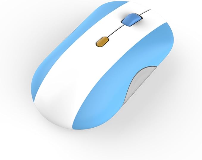 Lenovo 350 Bluetooth Silent Mouse (Fan Edition), Wireless Ergonomic Ambidextrous Design, Bluetooth 5.3, Adjustable DPI up to 2400, 36 Month Battery Life, Recycled Materials, Argentina Flag