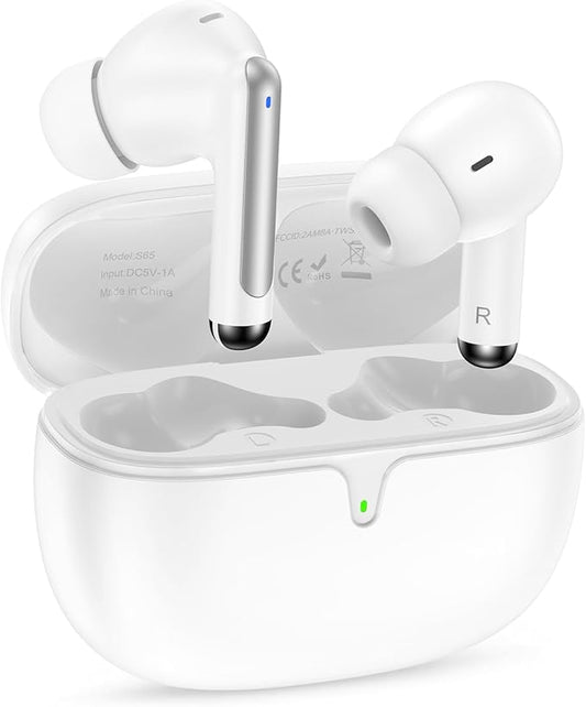 for iPhone 17 Pro Max Wireless Earbuds, Bluetooth Headphones for iPhone 17e/17/16e/16/15/14/13/12/11/Pro/Max Wireless Ear Buds Earphone, 60Hrs Playtime Stereo, Hi-Fi, Noise Cancelling, IP7 Waterproof