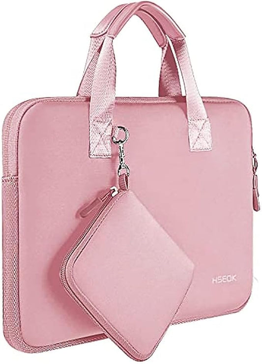Hseok Laptop Sleeve 15 inch Case with Small Case, Compatible with MacBook Air/Pro 15 M4/M3/M2, Surface Laptop 15, XPS 15 and 14-15 inch Notebooks, Neoprene Computer Handbag,P01K01