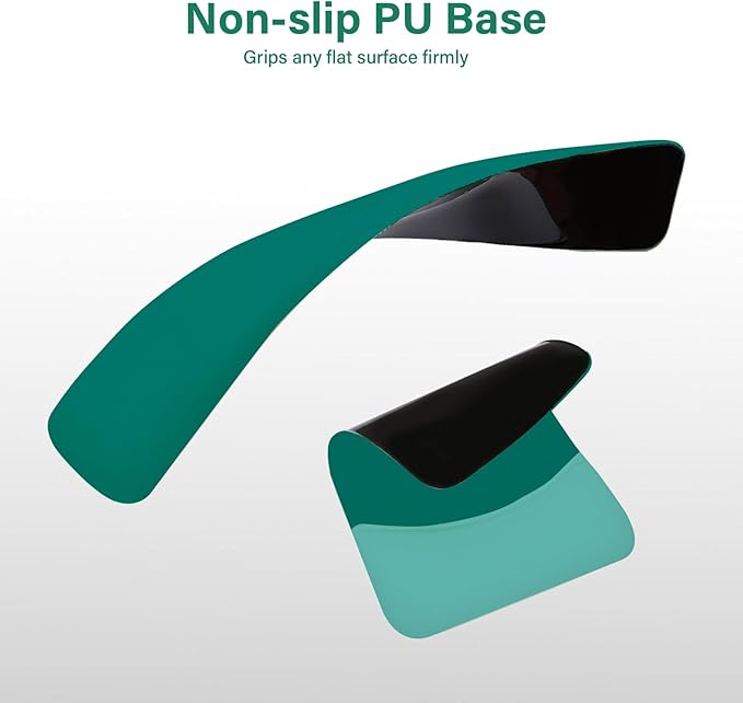 MOSISO Wrist Rest Support for Mouse Pad&Keyboard Set, Rectangular Ergonomic Mousepad Non-Slip Base Home/Office Pain Relief&Easy Typing Pad with Neoprene Cloth&Raised Silicone Lining, Teal Green