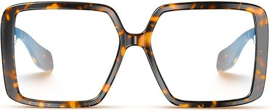 VISOONE Oversized TR90 Blue Light Blocking Glasses Fashion Accessories Non Prescription for Women Harvard