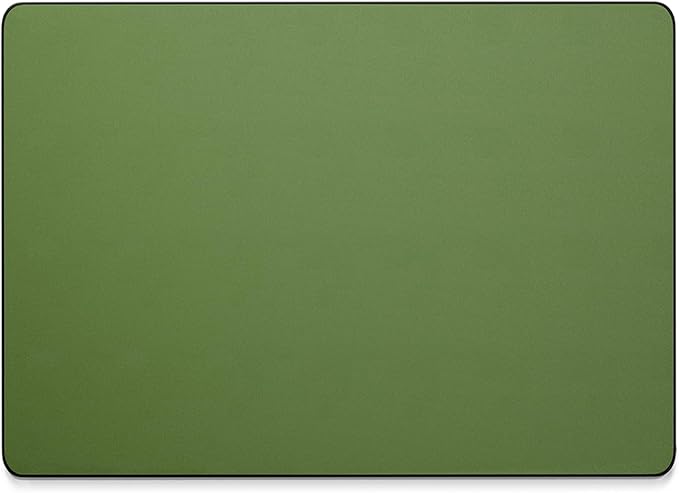 Jotsome Leather Desk Pad Mat, Non-Slip Desk Blotter Pad - Desk Protector for Office, Home, Lap Desk, Laptop, and Desktop (Forest Green, 17" x 12")