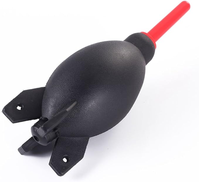 FocusFoto PRO 6.6 Inch Rubber Rocket Air Blower Duster Cleaner Dust Cleaning for DSLR Camera CCD Lens Keyboard Red - Image 5