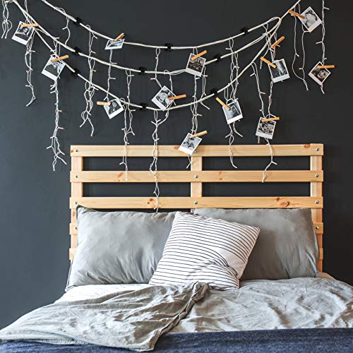 Blulu 100 Pcs Adhesive Cable Wire Clips, Outdoor Light Clips, Cord Management Wire Organizer Cord Holder for Holiday String Lights, Under Desk, Car, Wall, TV PC Ethernet Cable(Medium,Black) - Image 6