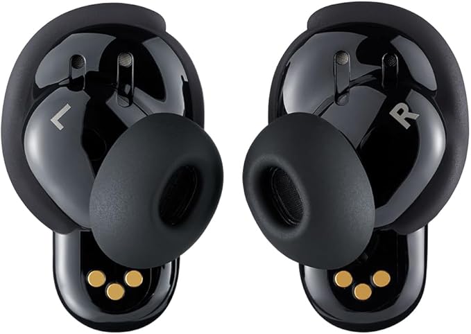 Bose QuietComfort Ultra Earbuds (2nd Gen) - Wireless Noise Cancelling Earbuds with Mic, Immersive Audio, USB-C Charging, Up to 6 Hours Battery, IPX4 Rating, Black