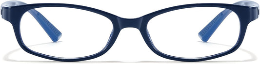 SODQW Office-Siren Blue Light Glasses for Women, Rectangle Frame, Y2K Small Eyewear, Anti Eyestrain Computer Glasses
